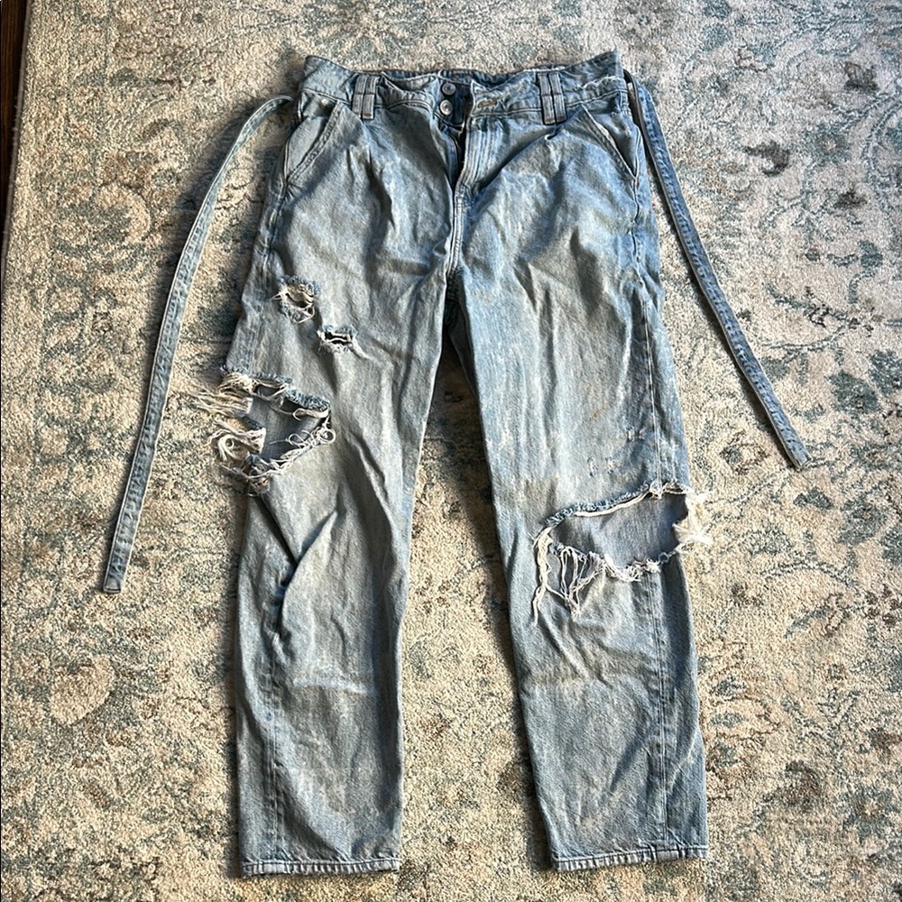American Eagle Outfitters Blue Relaxed Jeans